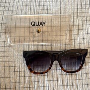 Quay Australia Black and Brown Sunglasses